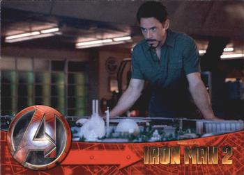 2012 Upper Deck Avengers Assemble #38 Iron Man 2 Front