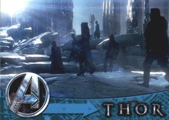 2012 Upper Deck Avengers Assemble #48 Thor - Icy Hardscape of Jotunheim Front