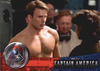 2012 Upper Deck Avengers Assemble #76 Captain America Front
