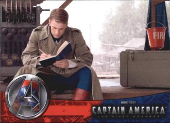 2012 Upper Deck Avengers Assemble #77 Captain America Front