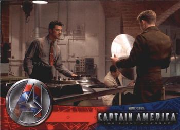 2012 Upper Deck Avengers Assemble #80 Captain America Front