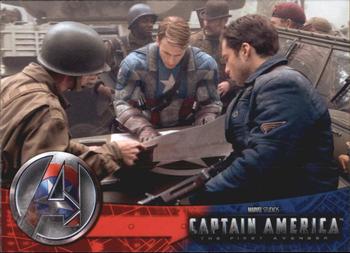 2012 Upper Deck Avengers Assemble #82 Captain America Front