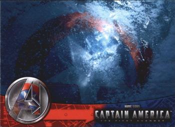 2012 Upper Deck Avengers Assemble #90 Captain America Front