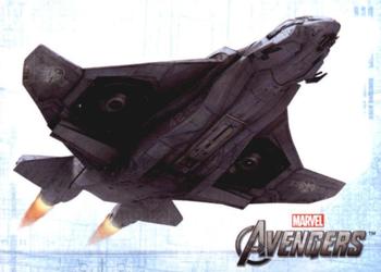 2012 Upper Deck Avengers Assemble - Concept Series #CS-3 S.H.I.E.L.D. Jet Front