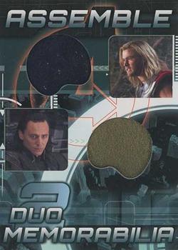 2012 Upper Deck Avengers Assemble - Duo Memorabilia #AD-22 Thor / Loki Front