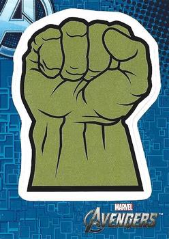 2012 Upper Deck Avengers Assemble - Stickers #S16 Hulk's Fist Front