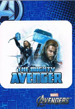 2012 Upper Deck Avengers Assemble - Stickers #S28 Thor Front