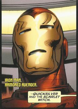 2011 Upper Deck The Avengers: Kree-Skrull War #1-02 IRON MAN. ARMORED AVENGER. Front