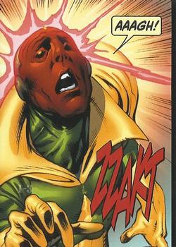 2011 Upper Deck The Avengers: Kree-Skrull War #1-03 CAPTAIN AMERICA. SUPER-SOLDIER. Back