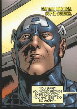 2011 Upper Deck The Avengers: Kree-Skrull War #1-03 CAPTAIN AMERICA. SUPER-SOLDIER. Front