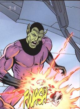2011 Upper Deck The Avengers: Kree-Skrull War #2-04 (no caption) Back