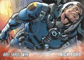 2011 Upper Deck The Avengers: Kree-Skrull War - Characters #4 Nick Fury Front