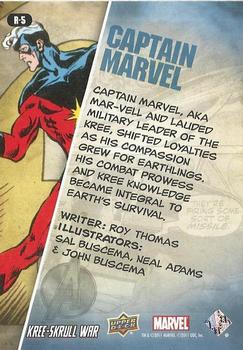 2011 Upper Deck The Avengers: Kree-Skrull War - Retro #R-5 Captain Marvel Back