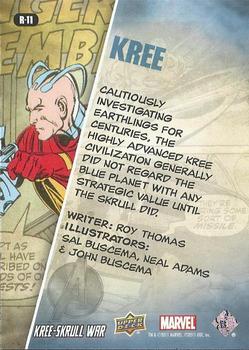 2011 Upper Deck The Avengers: Kree-Skrull War - Retro #R-11 Kree Back
