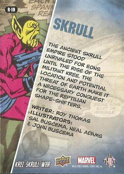 2011 Upper Deck The Avengers: Kree-Skrull War - Retro #R-19 Skrull Back
