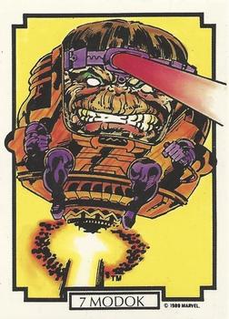 1989 Comic Images Marvel Comics The Best of John Byrne #7 Modok Front