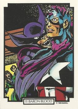 1989 Comic Images Marvel Comics The Best of John Byrne #11 Baron Blood Front