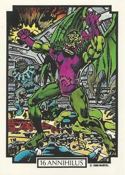 1989 Comic Images Marvel Comics The Best of John Byrne #16 Annihilus Front