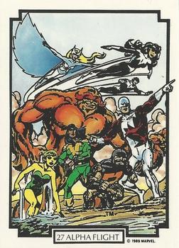 1989 Comic Images Marvel Comics The Best of John Byrne #27 Alpha Flight Front