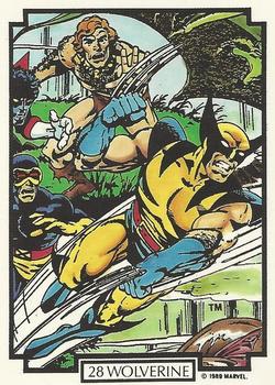 1989 Comic Images Marvel Comics The Best of John Byrne #28 Wolverine Front