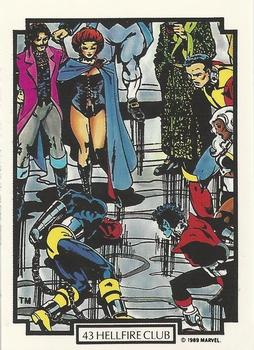 1989 Comic Images Marvel Comics The Best of John Byrne #43 Hellfire Club Front