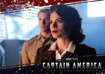 2011 Upper Deck Captain America The First Avenger #33 Peggy and Steve meet with Senator Brandt to de Front