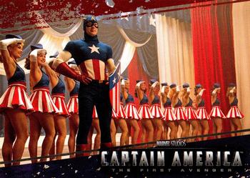 2011 Upper Deck Captain America The First Avenger #35 Steve got his wish to be able to help out the Front