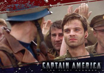 2011 Upper Deck Captain America The First Avenger #51 Bucky can't thank his friend enough for helpin Front