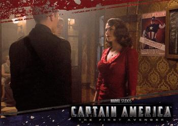 2011 Upper Deck Captain America The First Avenger #57 Peggy notices that the remaining shows of the Front