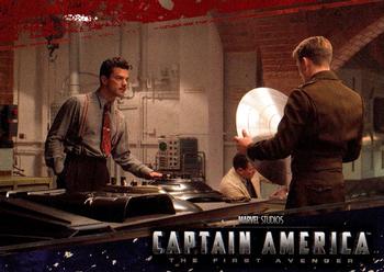 2011 Upper Deck Captain America The First Avenger #63 Among the gear enhancements that Stark present Front