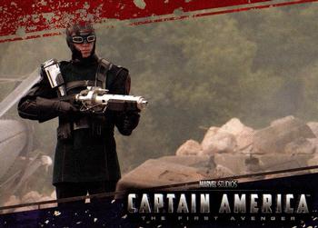 2011 Upper Deck Captain America The First Avenger #68 One of the HYDRA troopers assesses the carnage Front