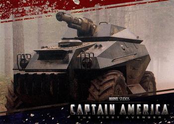 2011 Upper Deck Captain America The First Avenger #73 The HYDRA tank is unsuspecting of the Howling Front