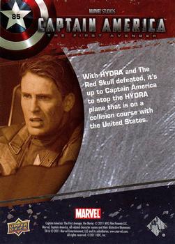 2011 Upper Deck Captain America The First Avenger #85 With HYDRA and The Red Skull defeated, it's up Back