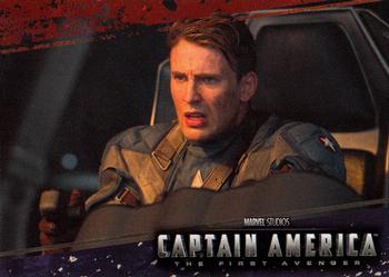 2011 Upper Deck Captain America The First Avenger #85 With HYDRA and The Red Skull defeated, it's up Front