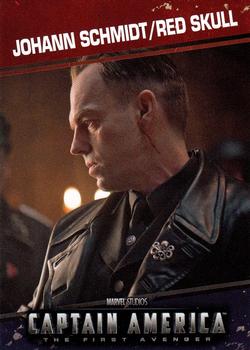 2011 Upper Deck Captain America The First Avenger #89 Johann Schmidt/Red Skull: Hugo Weaving Front