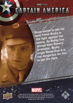 2011 Upper Deck Captain America The First Avenger #8 Steve wants to join… Back