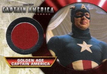 2011 Upper Deck Captain America The First Avenger - Memorabilia #M-1 Golden Age Captain America Front