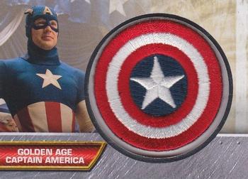 2011 Upper Deck Captain America The First Avenger - Insignia Patch #I-6 Captain America Front