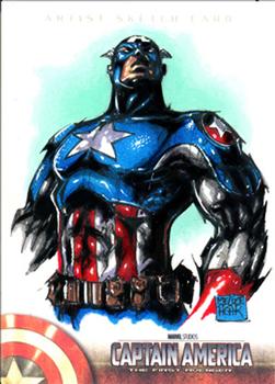 2011 Upper Deck Captain America The First Avenger - Sketch Cards #NNO Melike Acar Front
