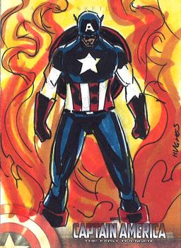 2011 Upper Deck Captain America The First Avenger - Sketch Cards #NNO Jon Hughes Front