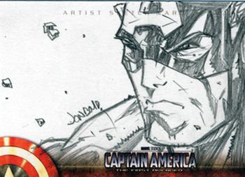 2011 Upper Deck Captain America The First Avenger - Sketch Cards #NNO Jonboy Meyers Front