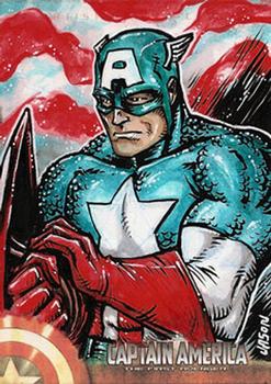 2011 Upper Deck Captain America The First Avenger - Sketch Cards #NNO Jason Keith Phillips Front