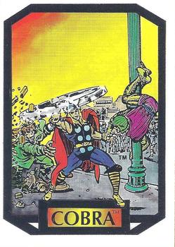 1987 Comic Images Marvel Universe II Colossal Conflicts #12 Cobra Front