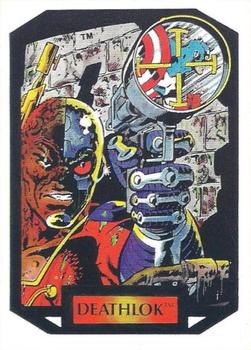 1987 Comic Images Marvel Universe II Colossal Conflicts #15 Deathlok Front
