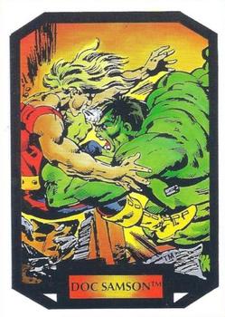 1987 Comic Images Marvel Universe II Colossal Conflicts #18 Doc Samson Front