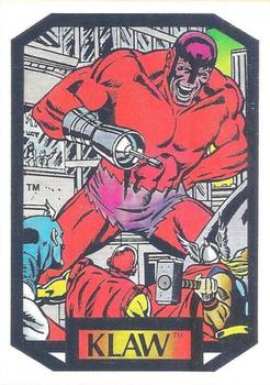 1987 Comic Images Marvel Universe II Colossal Conflicts #37 Klaw Front
