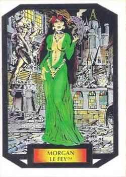 1987 Comic Images Marvel Universe II Colossal Conflicts #55 Morgan Le Fey Front
