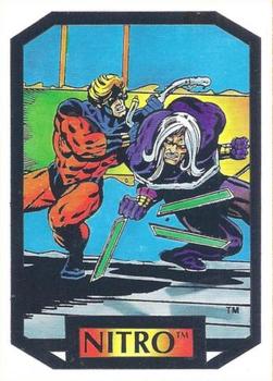 1987 Comic Images Marvel Universe II Colossal Conflicts #59 Nitro Front