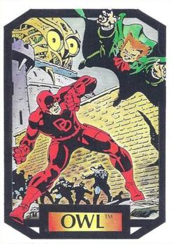 1987 Comic Images Marvel Universe II Colossal Conflicts #60 Owl Front