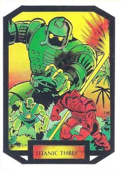 1987 Comic Images Marvel Universe II Colossal Conflicts #80 Titanic Three Front